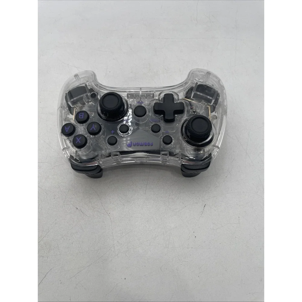 Fosmon ClearWireless Bluetooth Switch Gaming Controller with RGB Lights C10804FG